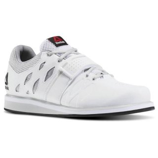 Save: 32% off. This pair of Reebok Lifter PR White / Skull Grey / Black BD2632 01 are shapeable.