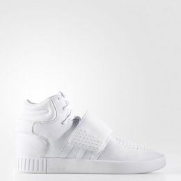 adidas Tubular Invader Strap Shoes All White