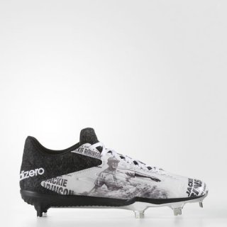 adidas adizero Afterburner 2.0 JRD Cleats: Ultra-light baseball cleats that pay homage to Jackie Robinson, featuring photo-print artwork and a cleated outsole.
