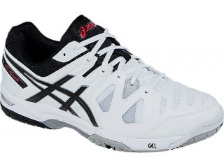 Asics GEL-Game 5 Sales Online. This Asics GEL-Game 5 White/Onyx/Chinese Red E506Y 0199 is very stylish and inexpensive. Asics shoes for men.
