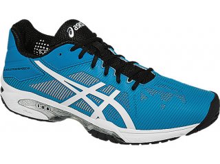 The New Asics GEL-Solution Speed 3 Tennis shoe keeps the same low-profile sole geometry of its predecessor yet features a new high-performance upper design.