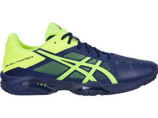 The New GEL-Solution Speed 3 Tennis shoe keeps the same low-profile sole geometry of its predecessor yet features a new high-performance upper design.