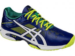 Asics GEL-Solution Speed 3 Indigo Blue/White/Lime Shoes