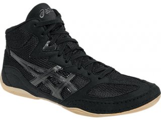 Asics Matflex 4 online shop. The Asics Matflex 4 Black/Onyx J306N 9099 is becoming widely popular in Wisconsin. youth wrestling shoes.