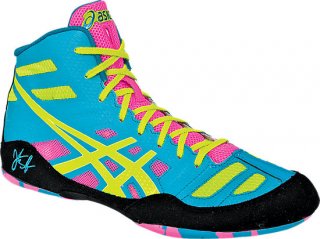 Asics JB Elite online mall. Asics JB Elite Teal/Flash Yellow/Pink have found a ready market in OR, USA. 50% Save on on selected Asics Wrestling Shoes.
