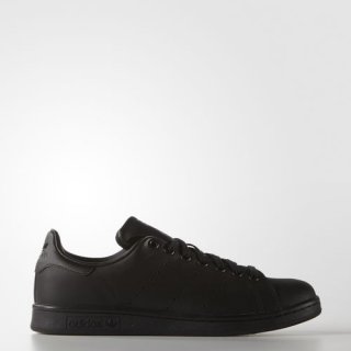 The adidas Stan Smith Shoes All Black: An iconic court shoe inspired by tennis legend Stan Smith, in a sleek and timeless all-black design.