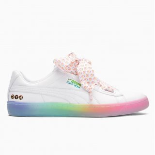 Save: 34% off. The Puma Basket Heart NYC Fade updates a court style from the \'70s with oversizes satin bow lacing and a fully glossed patent upper.