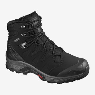 Salomon QUEST WINTER GTX: Salomon’s winter expertise is fully expressed in this premium boot designed to stave off harsh elements so you can enjoy yourself in cold weather.