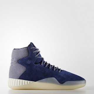The adidas Tubular Instinct Shoes, a fresh and premium street sneaker with a mix of materials, including pigskin suede and knit, for a modern and stylish look.