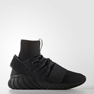 The adidas Tubular Doom Primeknit Shoes, a fresh and forward-looking street sneaker with an adaptive fit and a sculpted Tubular outsole.
