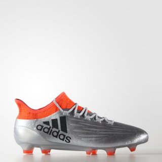 The adidas X 16.1 FG Soccer Cleats, featuring an ultra-lightweight design, instant fit, rock-solid stability, and explosive speed on firm ground pitches.
