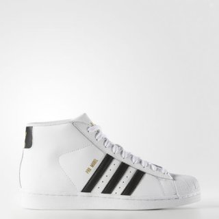 With its classic rubber shell toe, the adidas Pro Model High Tops Shoes pay homage to its Superstar predecessor while adding a fresh twist.