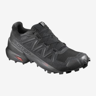 Salomon SPEEDCROSS 5 GTX: 1.Weather protection; 2.Aggressive grip; 3.Precise fit; 4.Contagrip® TA; 5.SensiFit™; 6.GORE-TEX; 7.Chevron lugs; 8.EnergyCell™+; 9.Anti-debris Mesh; 10.Water Repellent; 11.Lace pocket; 12.Welded upper; 13.Molded OrthoLite® sockliner; 14.Quicklace™;