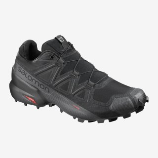 Salomon SPEEDCROSS 5 WIDE Shoes: SPEEDCROSS 5 uses a completely welded upper, with dissociated SensiFit™ arms. it moves more naturally with your foot, and dials in the comfort.
