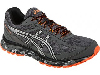 Asics Running Shoes. The Asics GEL-Scram 2 (2E) Gunmetal/Silver/Hot Orange T51BQ 7593 look really great.
