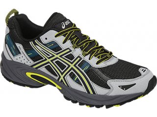 The Asics GEL-Venture 5 shoe provides great fit and everyday comfort, with Rearfoot GEL Cushioning and a rugged outsole ideal for a variety of terrains.