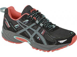 The Asics GEL-Venture 5 shoe provides great fit and everyday comfort, with Rearfoot GEL Cushioning System and a rugged outsole ideal for a variety of terrains.