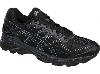 The new Asics GEL-Kayano 23 shoe features our Dynamic DuoMax Support System, set at an angle to support and engage the foot only when required.