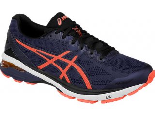 Asics sneakers for men. This Asics GT-1000 5 Indigo Blue/Hot Orange/Black T6A3N 4930 is very stylish and inexpensive.