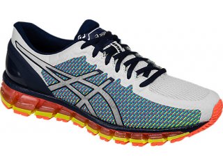 Asics mens shoes sale. Asics GEL-Quantum 360 CM White/Dark Navy/Safety Yellow T6G1N 0158 are especially fashionable in SC, USA.