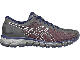 Groundbreaking chameleon color shifting mesh sets off the new Asics GEL-Quantum 360 shoe.