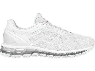 Asics running shoes sale. And with Asics GEL-Quantum 360 Knit White/Snow/Silver T728N 0100, you look even more fashionable.