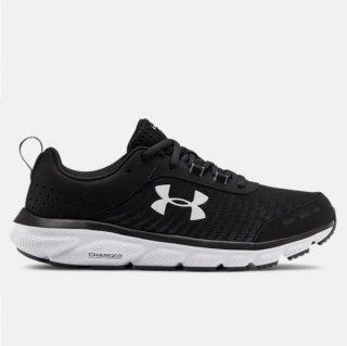 Women\'s UA Charged Assert 8 Wide D Running Shoes: EVA sockliner provides soft, step-in comfort, Lightweight mesh upper with 3-color digital print delivers complete breathability.