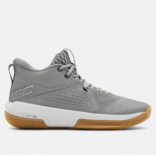Adult UA SC 3ZER0 IV Basketball Shoes: Micro G® foam midsole turns cushioned landings into explosive takeoffs, Half bootie construction for internal comfort & adjustability.