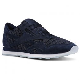 Reebok Classic Nylon Tech Navy Sneakers