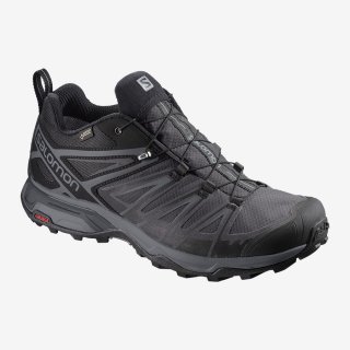 Salomon X ULTRA 3 GTX Hiking Shoes: A refined last works with the reinforced top arm of the sensifit, holding your foot comfortably in place, especially moving downhill.
