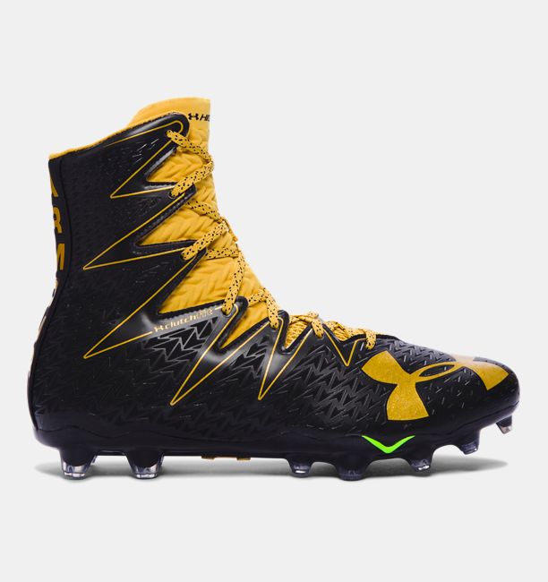 under armour cleats yellow