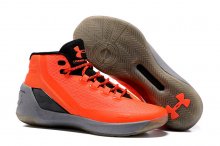 UA Curry 3 Basketball Shoes Orange/Black