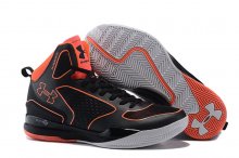 UA Curry Three Basketball Shoes Black/Orange