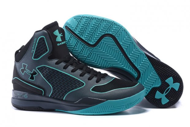UA Curry Three Basketball Shoes Black/Blue
