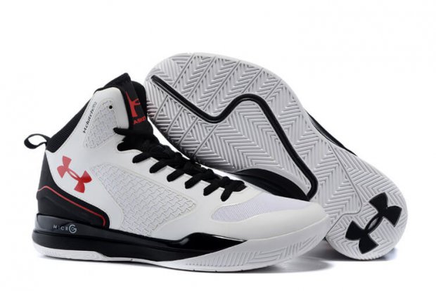 UA Curry Three Basketball Shoes White/Red