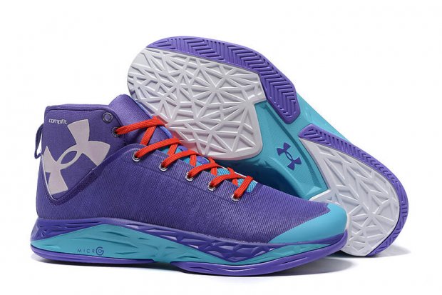 UA Curry 6 Basketball Shoes 3M Reflective Purple