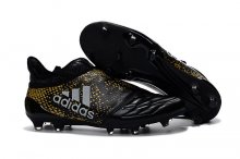 Men's adidas X 16+ PURECHAOS FIRM GROUND CLEATS Black/Gold