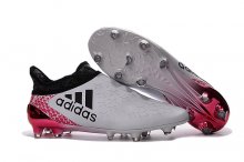 Men's adidas X 16+ PURECHAOS FIRM GROUND CLEATS White/Black Pink