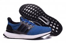 Men's adidas Ultra Boost Shoes Blue/Black White
