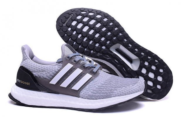 Men\'s adidas Ultra Boost Shoes Grey/White