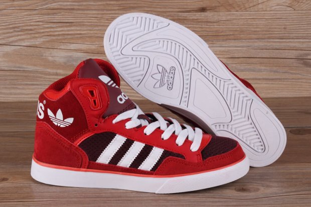 Women\'s adidas ORIGINALS EXTABALL SHOES Red/White