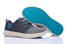 UA Charged 24/7 Low Leather Grey/White Blue