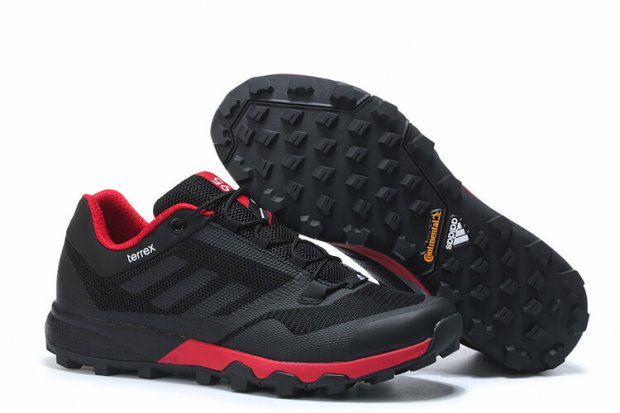 Men\'s adidas TERREX TRAILMAKER GTX SHOES BLACK/RED