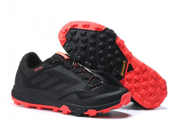 Men\'s adidas TERREX TRAILMAKER GTX SHOES BLACK/ORANGE
