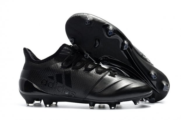 Men\'s adidas X 17.1 Leather FG Black