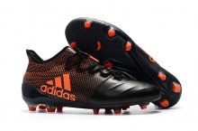 Men's adidas X 17.1 Leather FG Black/Orange