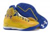 UA ClutchFit™ Drive Mid Basketball Shoes Yellow Blue