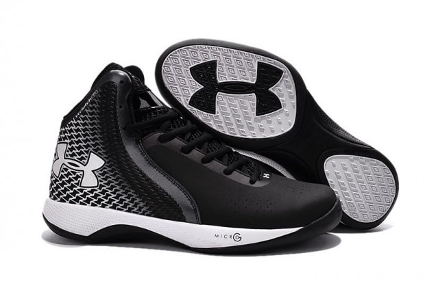 UA Micro G Torch Basketball Shoes Black/White