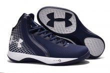 UA Micro G Torch Basketball Shoes Navy/White