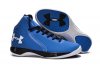 UA Micro G Torch Basketball Shoes Blue Black/White
